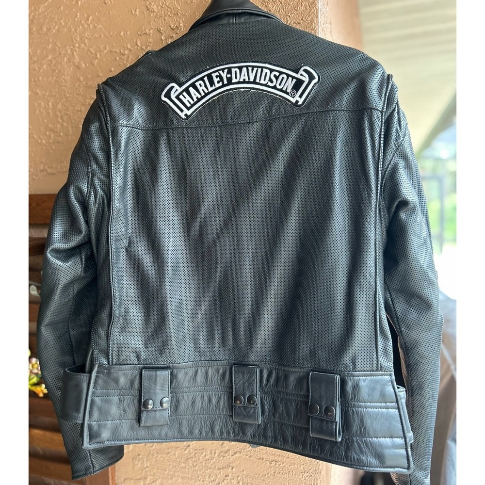 90s Harley-Davidson Leather Motorcycle Jacket